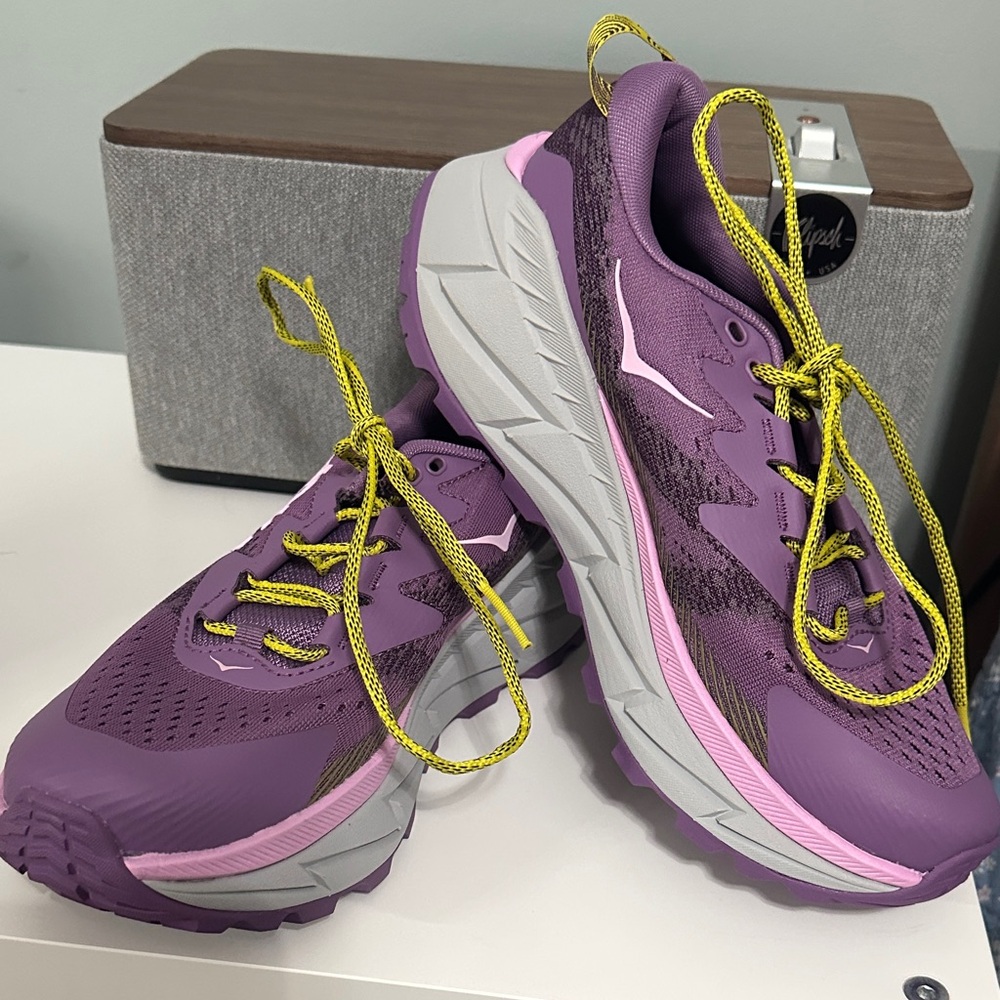 Hoka Purple and Pink Vibram Shoes New